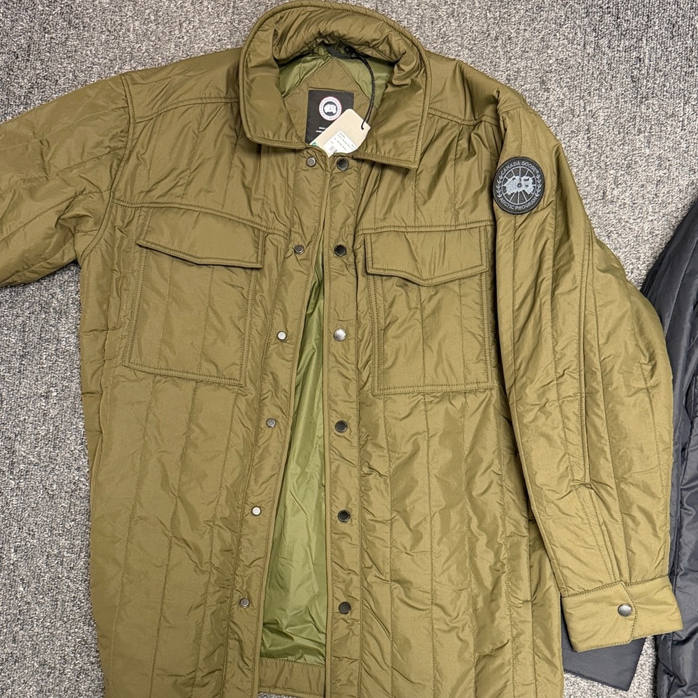 Canada Goose Olive Green Quilted Field Jacket
